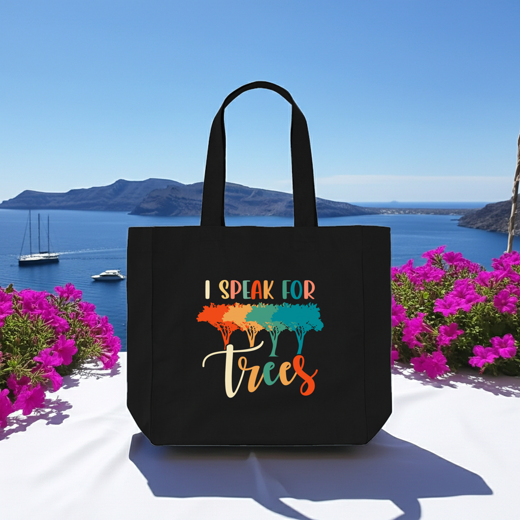 "I Speak For Trees" Organic Shopper Tote | Planet Re-imagined