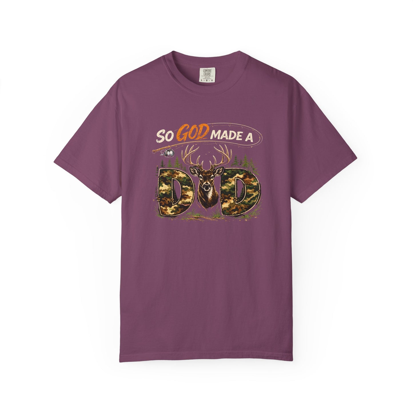 God Made a Dad Deer T-Shirt — Hunting Dad Gift, Father’s Day Outdoors Tee