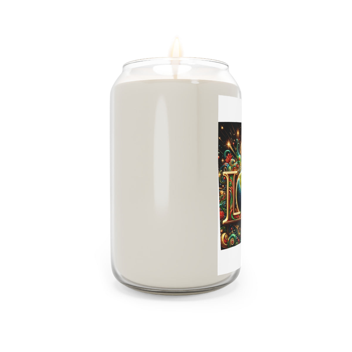 Love Earth Soy Candle — 13.75oz Scented Jar (Crown &amp; Globe Design)