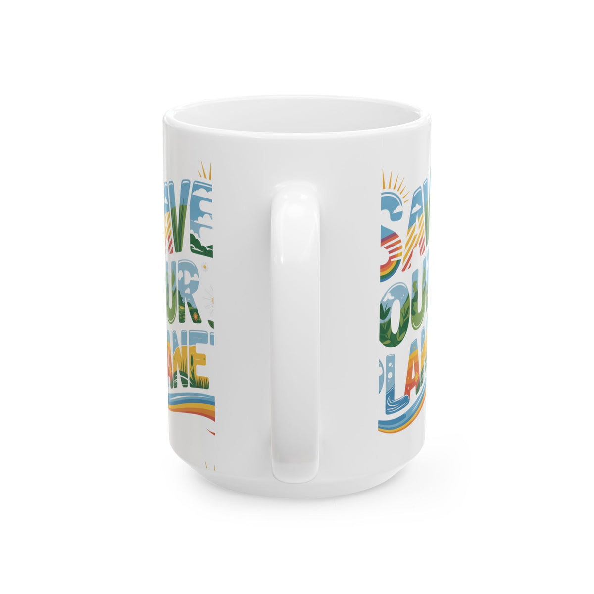 Save Our Planet Ceramic Mug – Eco-Friendly | Planet Re-imagined