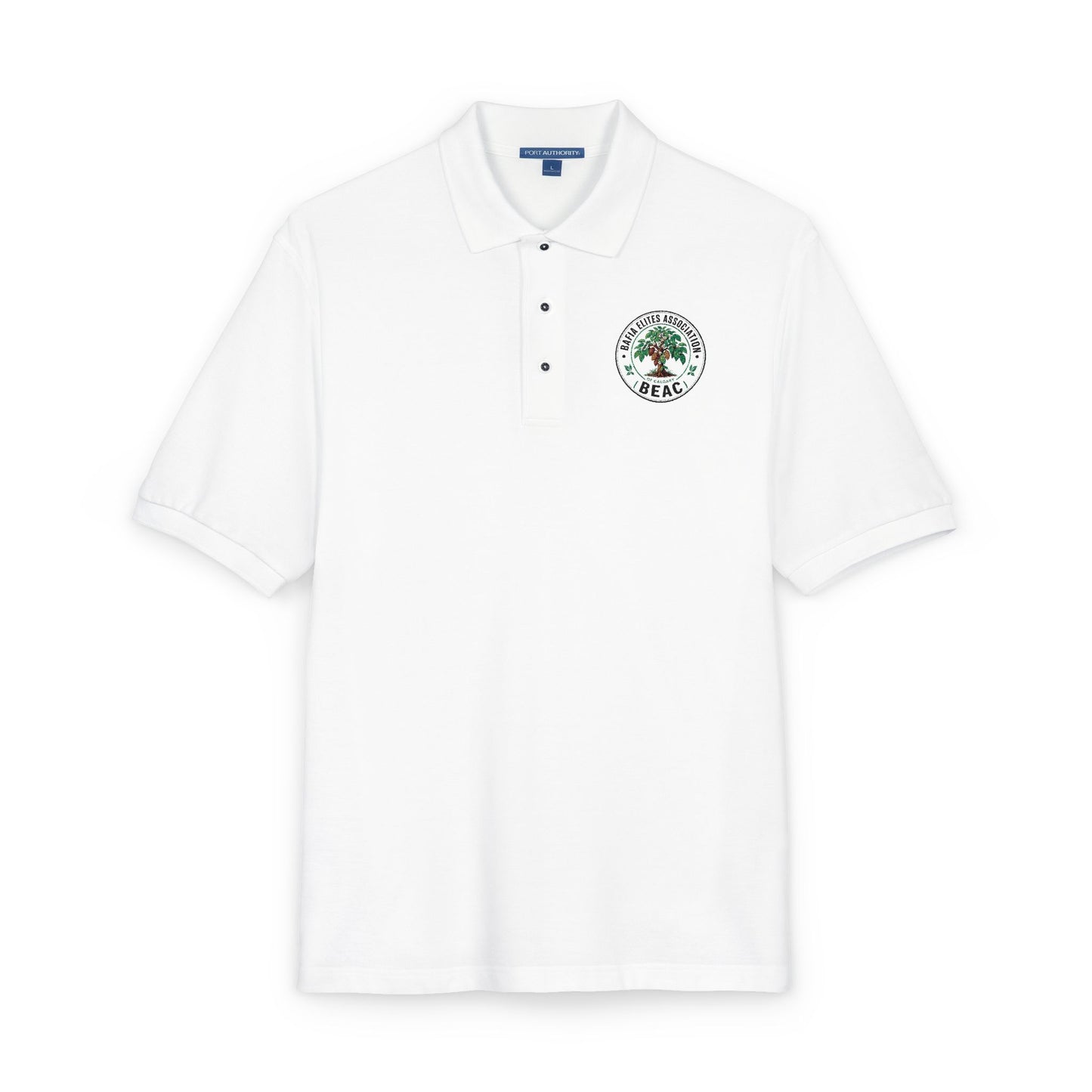 Embroidered Tree of Life Polo Shirt — Nature-Inspired Chest Logo