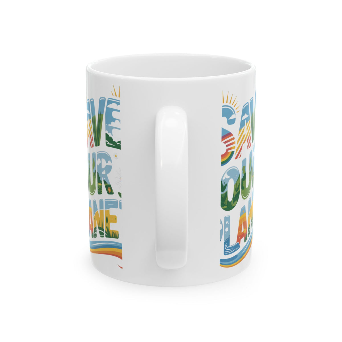 Save Our Planet Ceramic Mug – Eco-Friendly | Planet Re-imagined