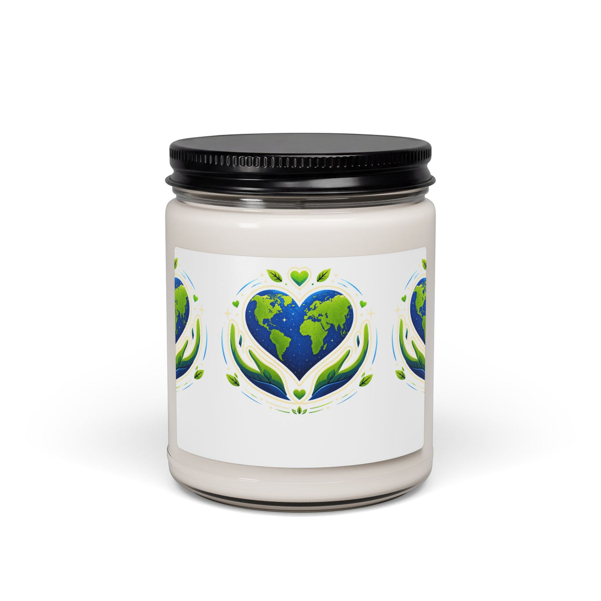 Earth Heart Scented Soy Candle — 9 oz Eco-Friendly Aromatherapy Candle (Love the Planet)