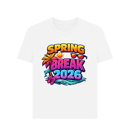 White Printed T-shirt Front