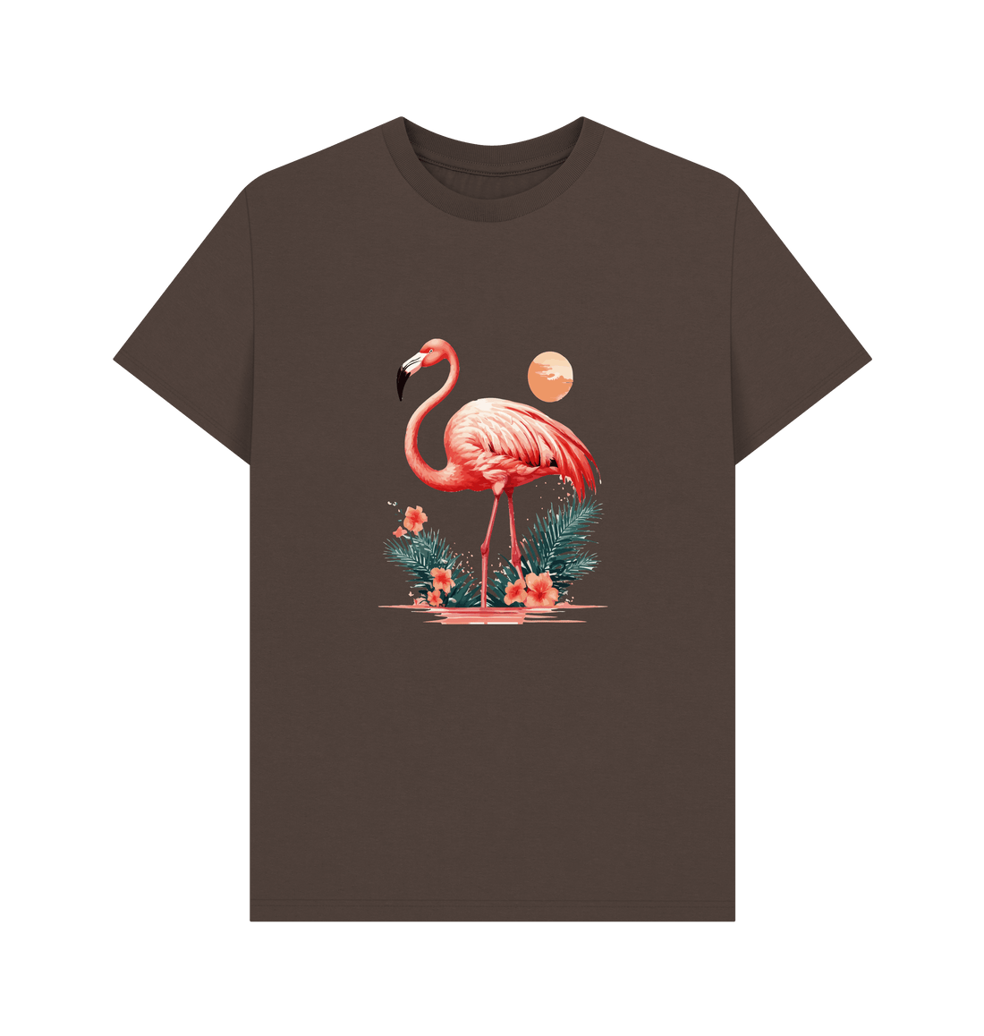 Chocolate Printed T-shirt Front