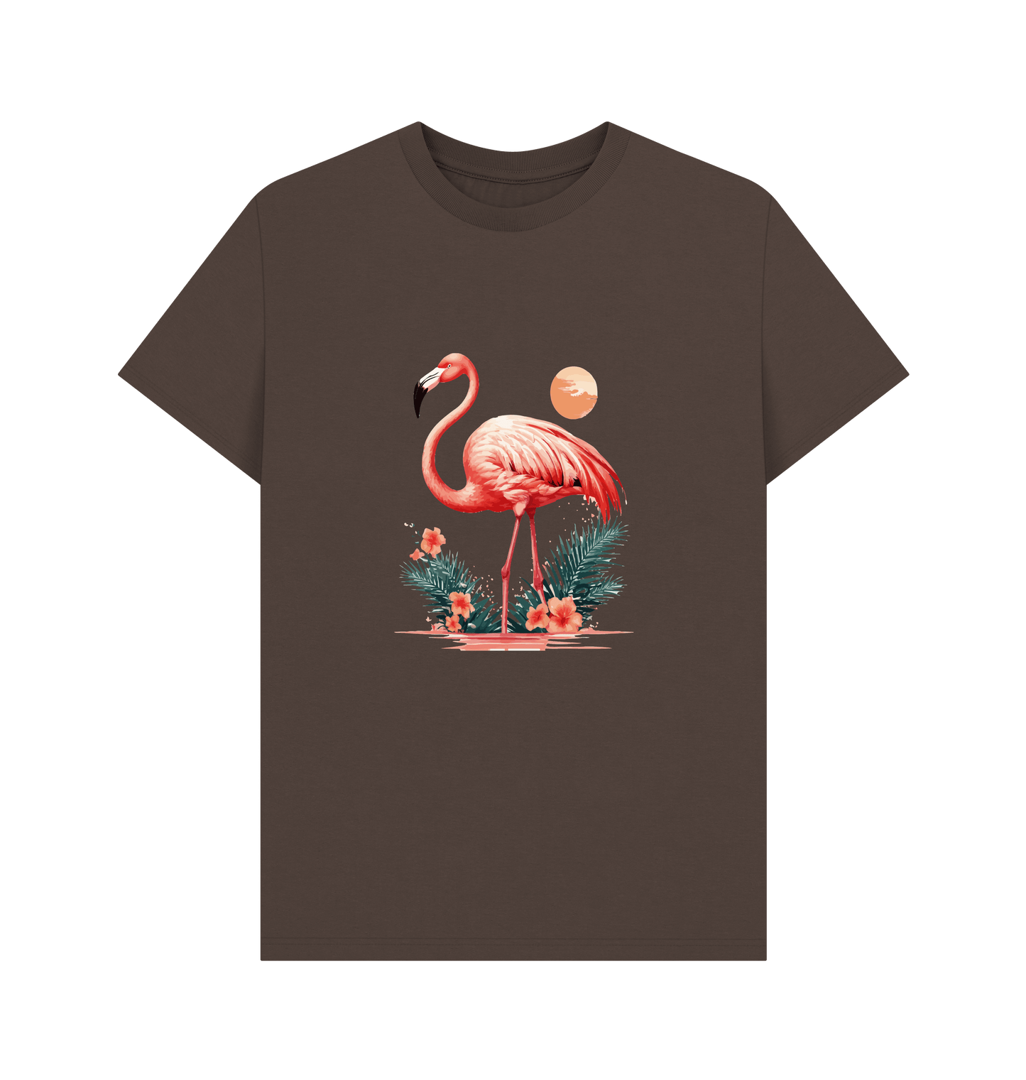 Chocolate Printed T-shirt Front