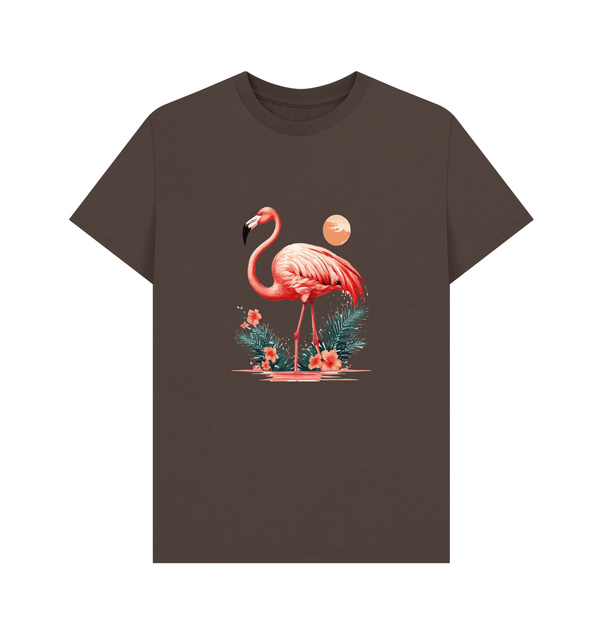 Chocolate Printed T-shirt Front