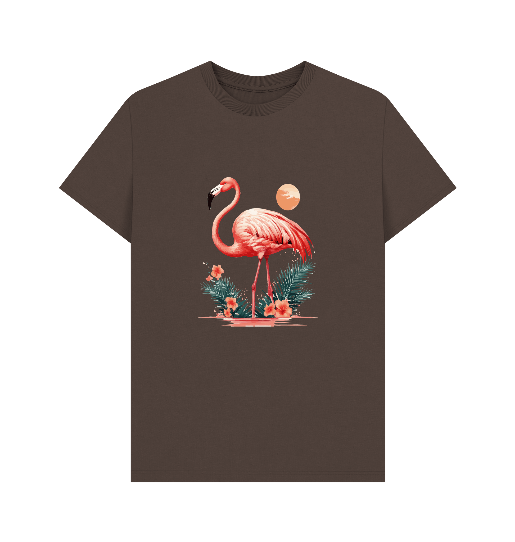 Chocolate Printed T-shirt Front