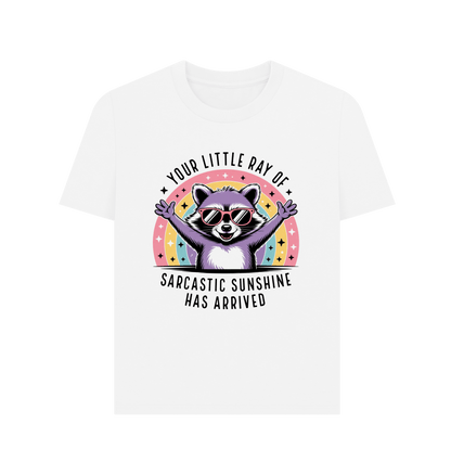 White Printed T-shirt Front