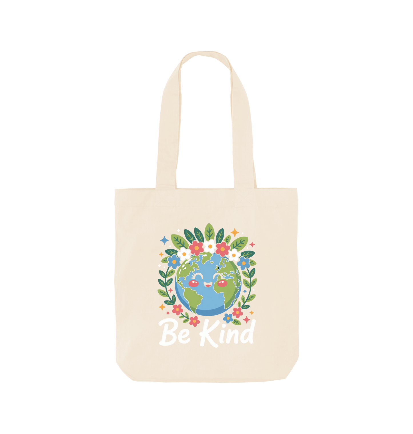 Natural Printed Bag Front