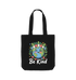 Black Printed Bag Front