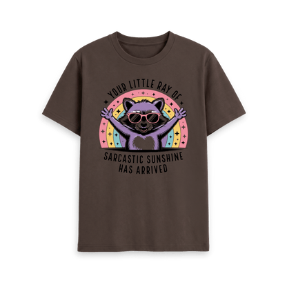 Chocolate Printed T-shirt Front