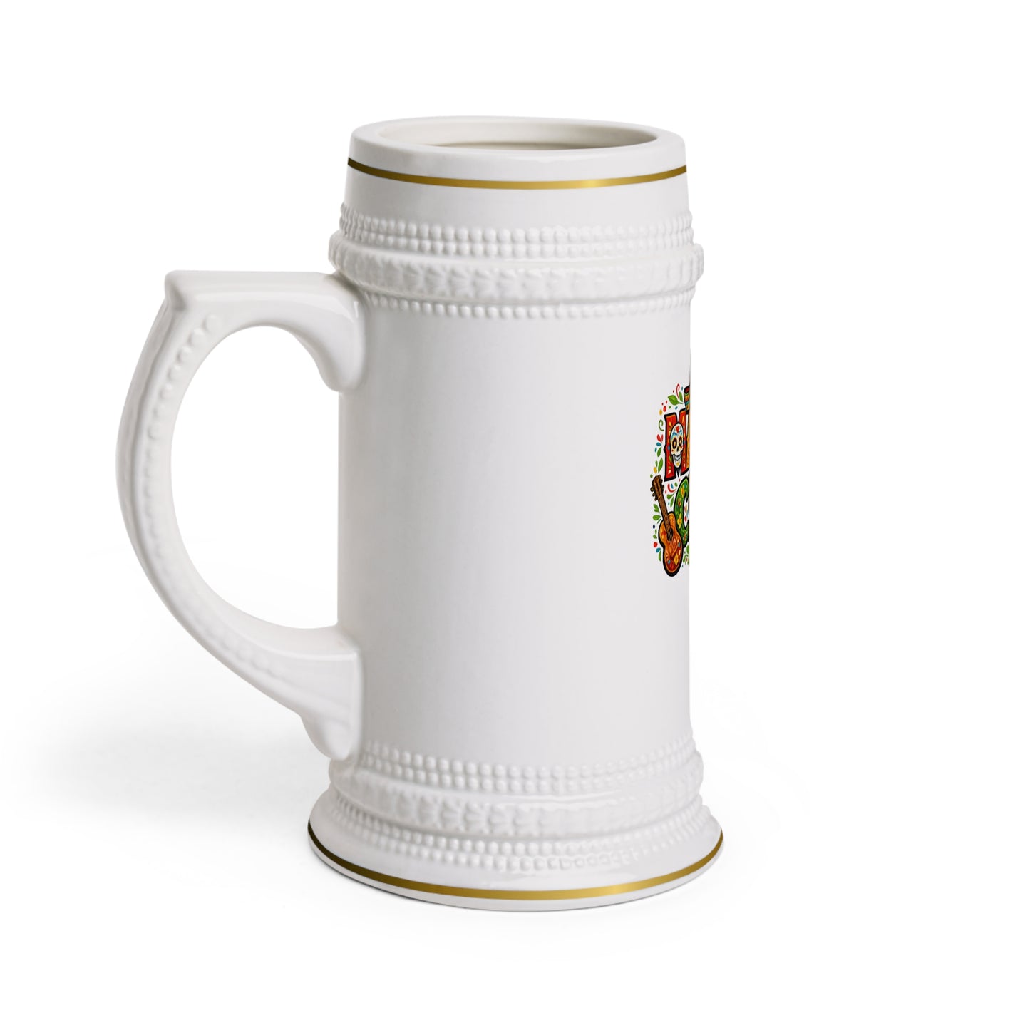 Ceramic Beer Stein Mug – “My Alone Time Is For Everyone’s Safety” Cozy Duck Reading Design