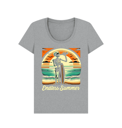 Athletic Grey Printed T-shirt Front