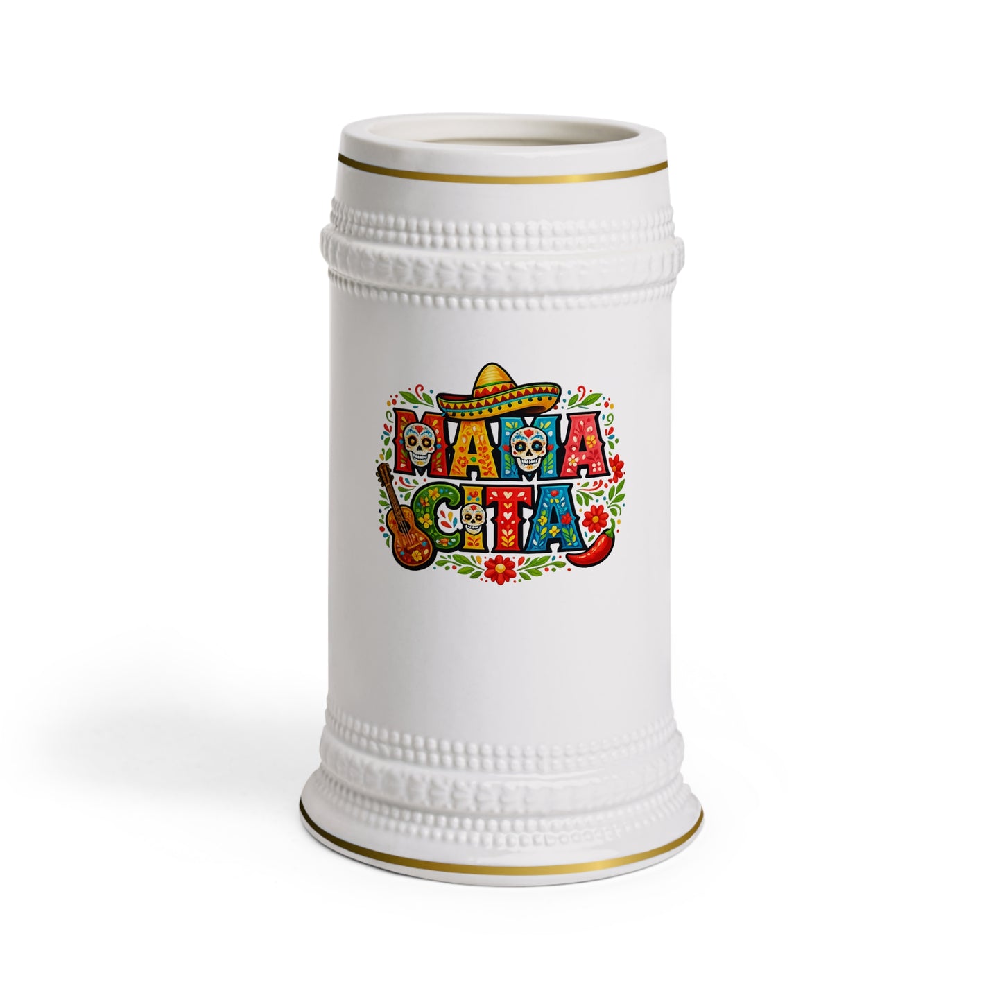 Ceramic Beer Stein Mug – “My Alone Time Is For Everyone’s Safety” Cozy Duck Reading Design