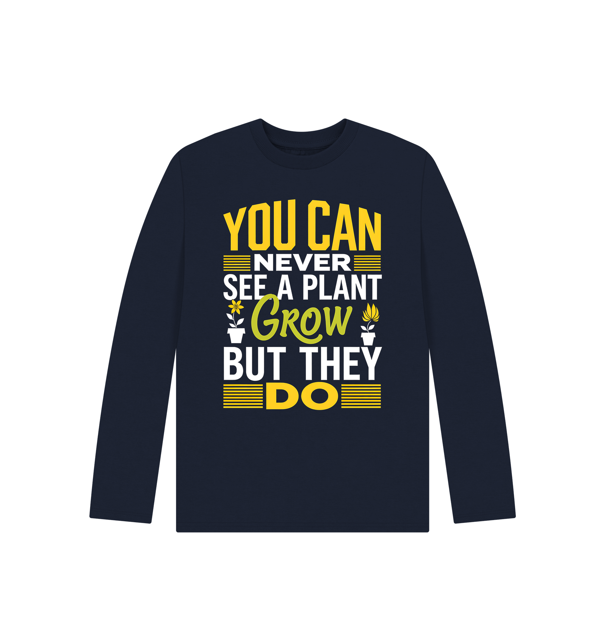 Navy Blue Printed Kids T-Shirt Front
