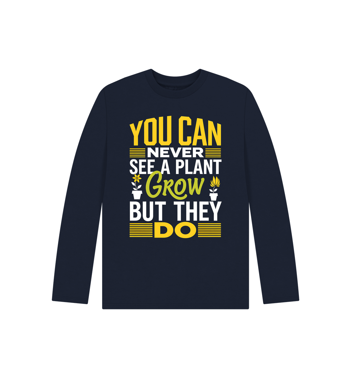 Navy Blue Printed Kids T-Shirt Front