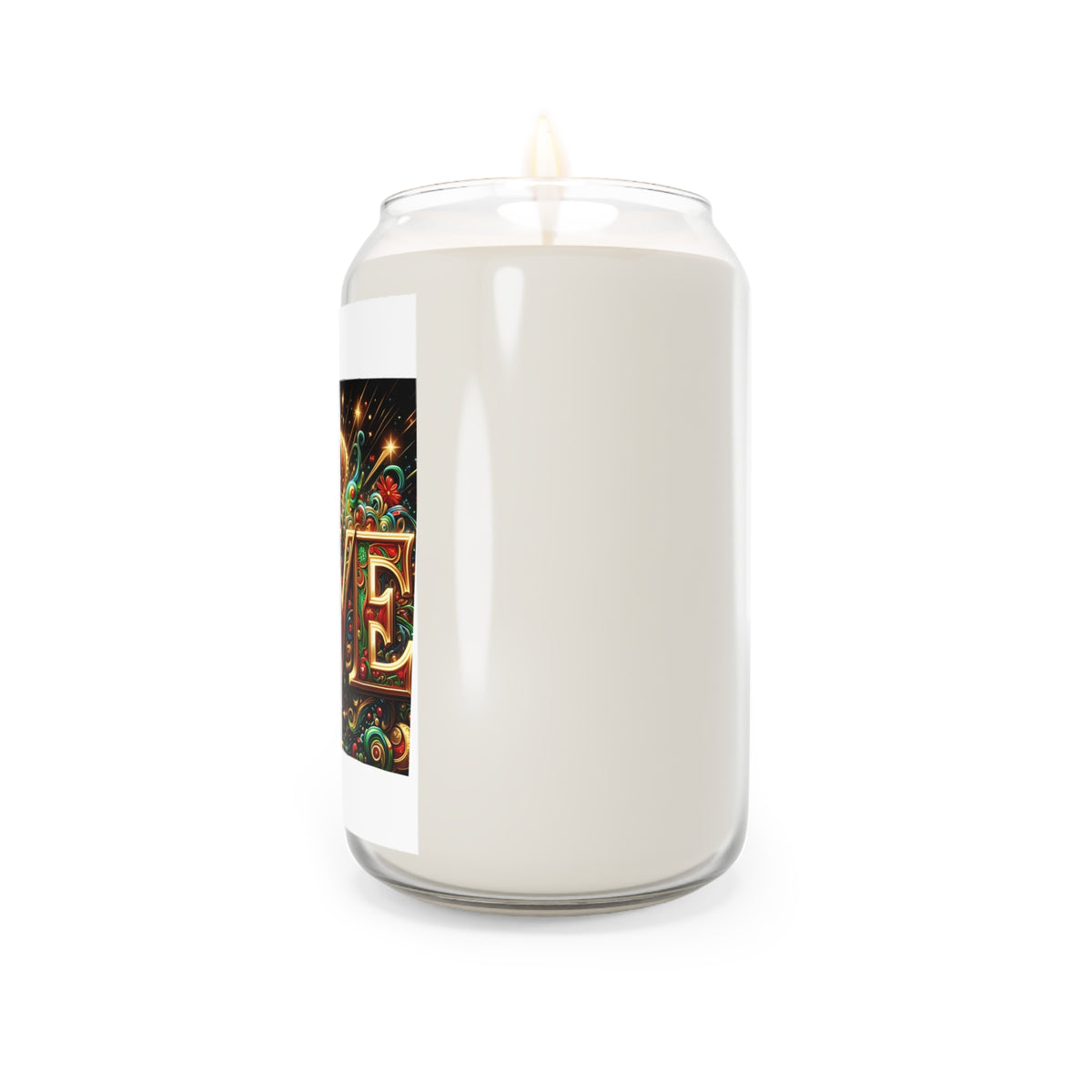 Love Earth Soy Candle — 13.75oz Scented Jar (Crown &amp; Globe Design)