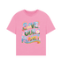 Rose Pink Printed T-shirt Front