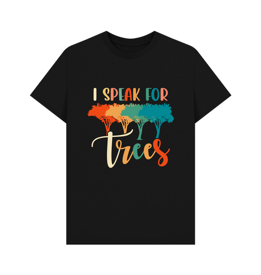 Black Printed T-shirt Front