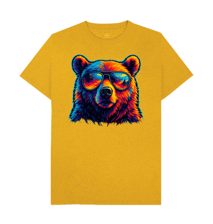 Sunflower Yellow Recycled Printed T-Shirt Front