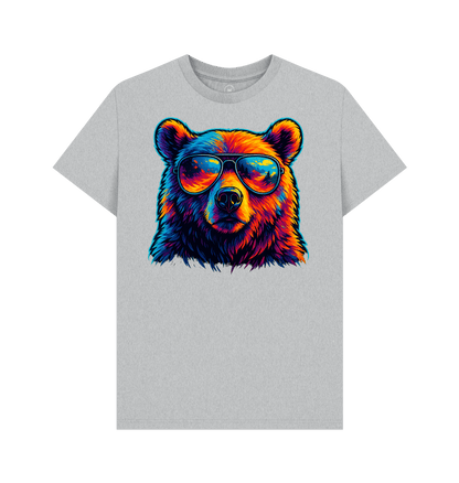 Grey Recycled Printed T-Shirt Front