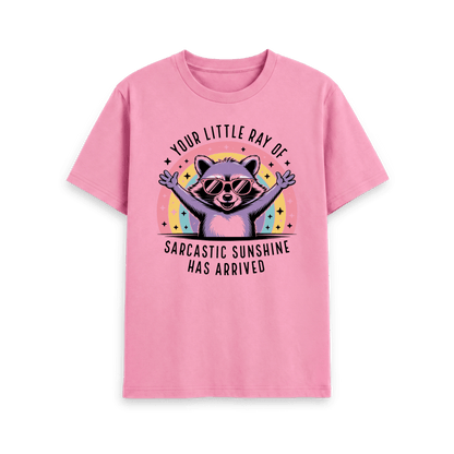 Rose Pink Printed T-shirt Front